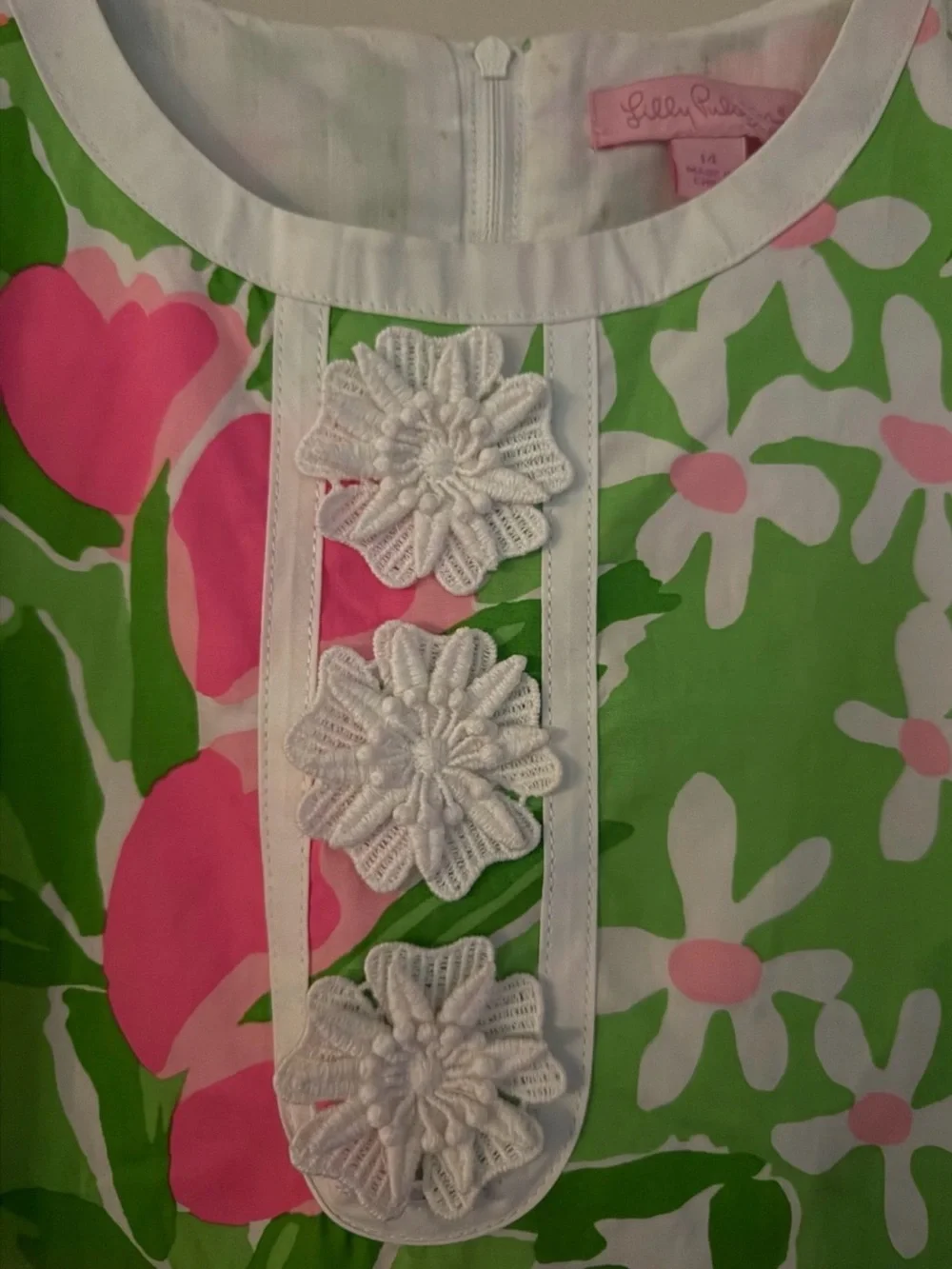 Lilly Pulitzer Little Lilly Shift Dress  Everything Nice Daisy Girl’s 12/14